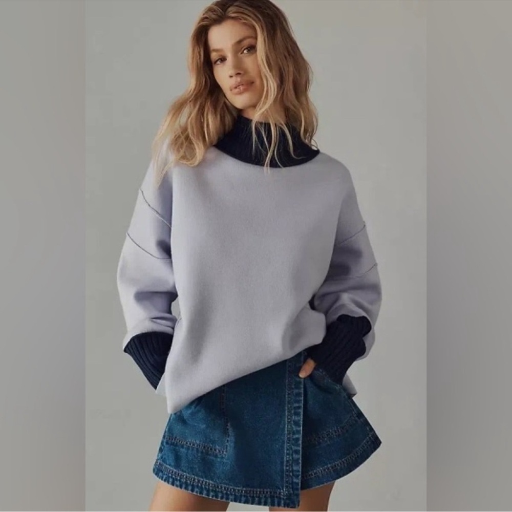 NWT! Anthropologie The Logan Turtleneck Sweater by Maeve - Size XS 🏉